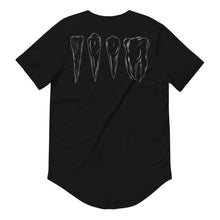 Load image into Gallery viewer, Broken Teeth Men&#39;s Curved Hem T-Shirt
