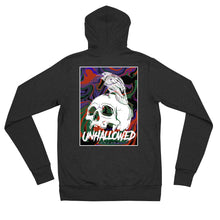 Load image into Gallery viewer, Raven Unisex zip hoodie
