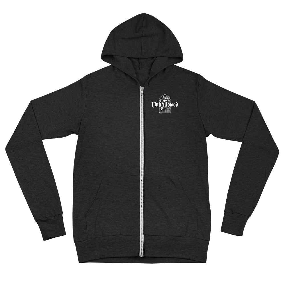 Cathedral zip hoodie