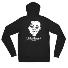 Load image into Gallery viewer, Doll Face Unisex zip hoodie
