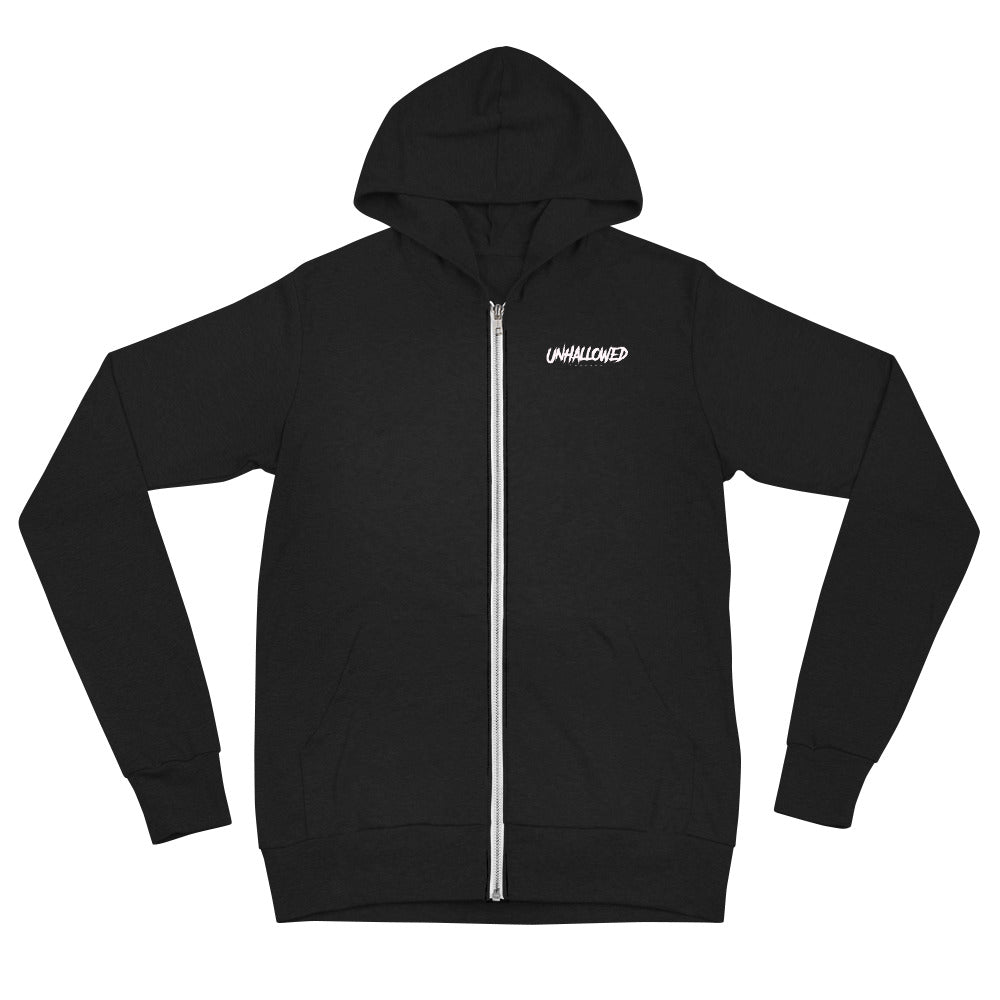 Knives Out Unisex zip hoodie