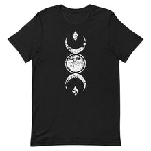 Load image into Gallery viewer, Triple Moon Short-Sleeve Unisex T-Shirt
